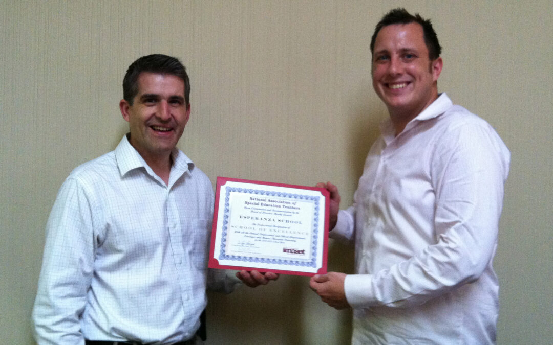 Esperanza School awarded for our achievements in special education!