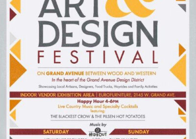 Esperanza’s booth at Grand Art & Design Festival