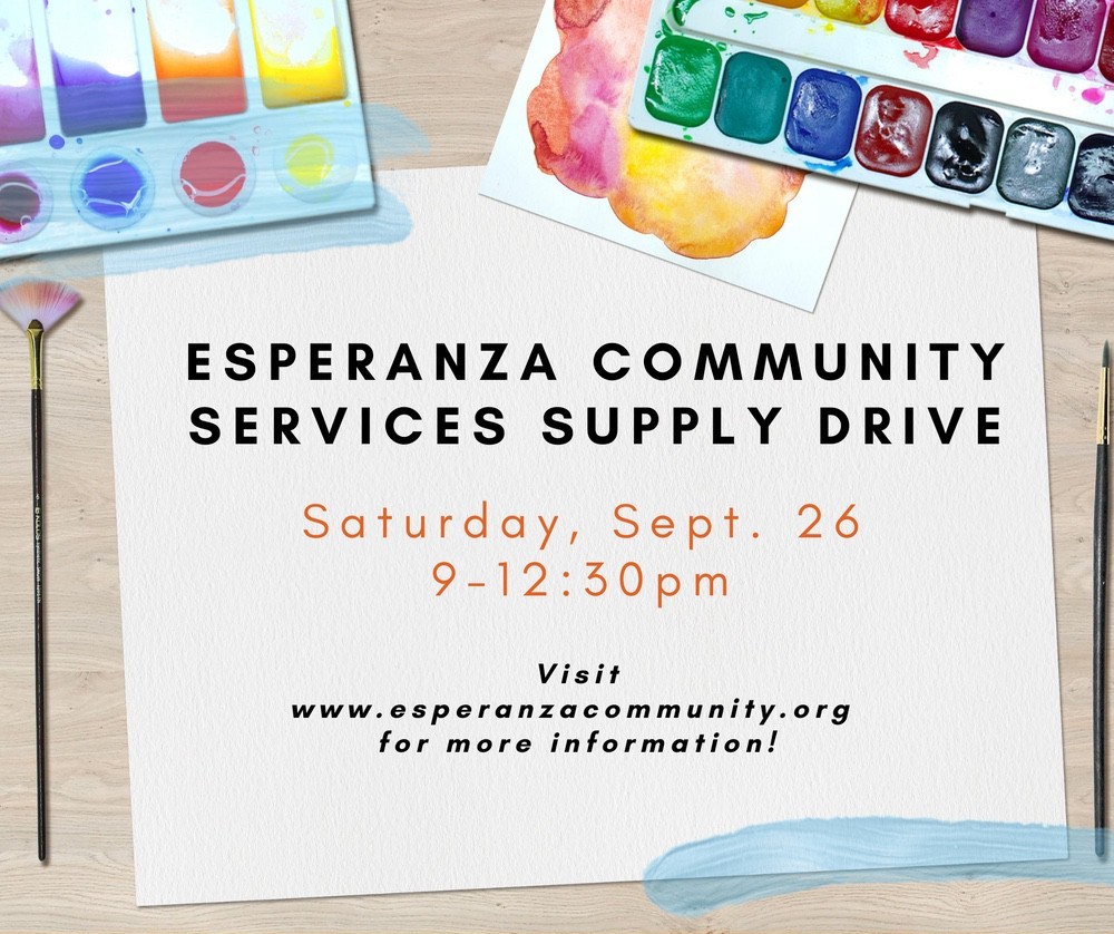 Supply Drive at Esperanza – September 26