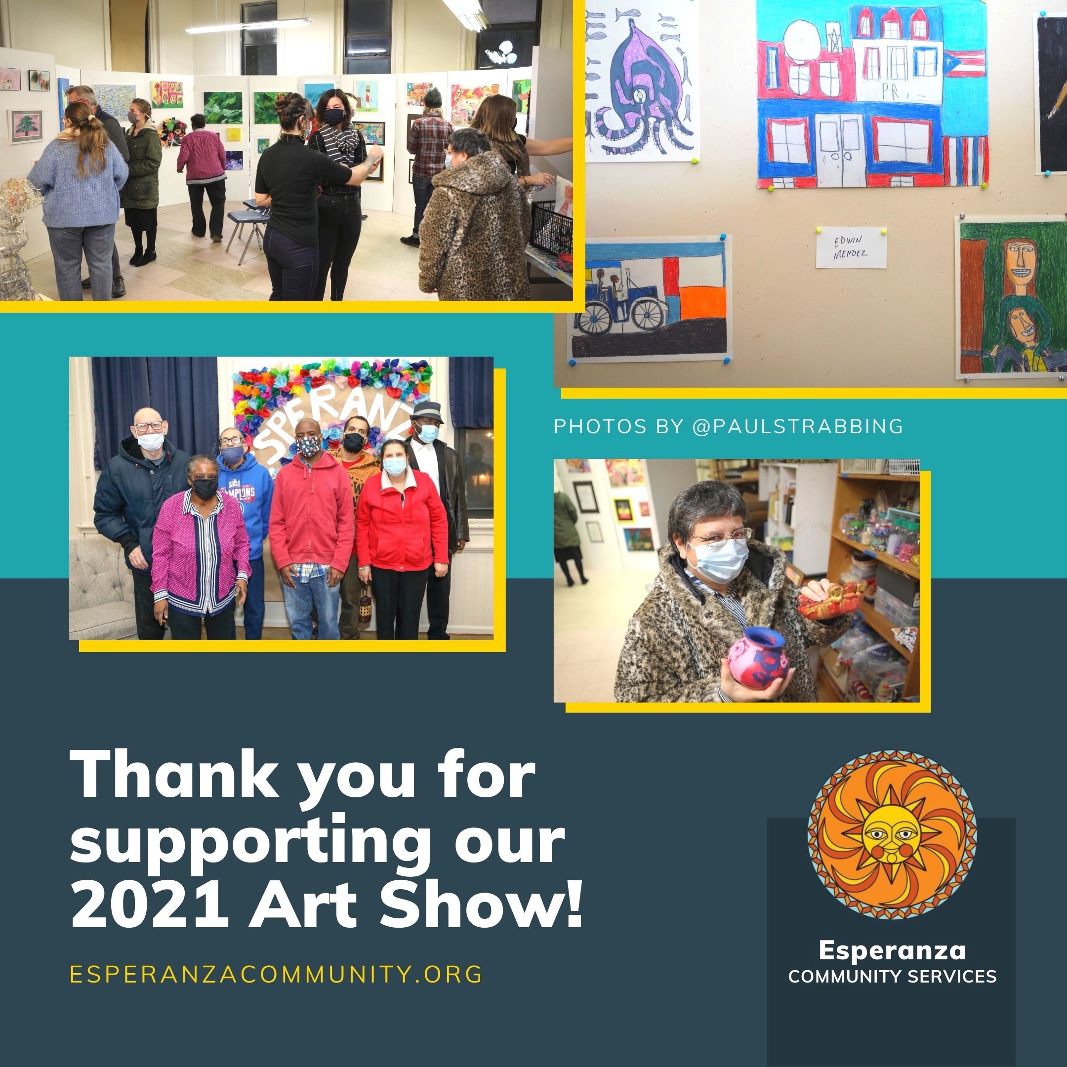 Thank You message and Photos from the 2021 Art Show by @PaulStrabbing.